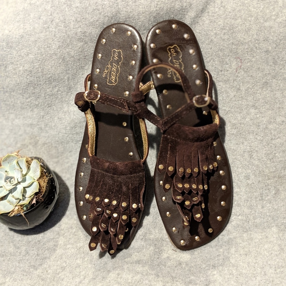 Oh deer Santorini gladiator sandals